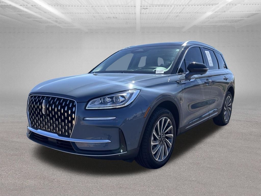 2023 Lincoln Corsair Reserve in Blue Metallic — front three-quarter view