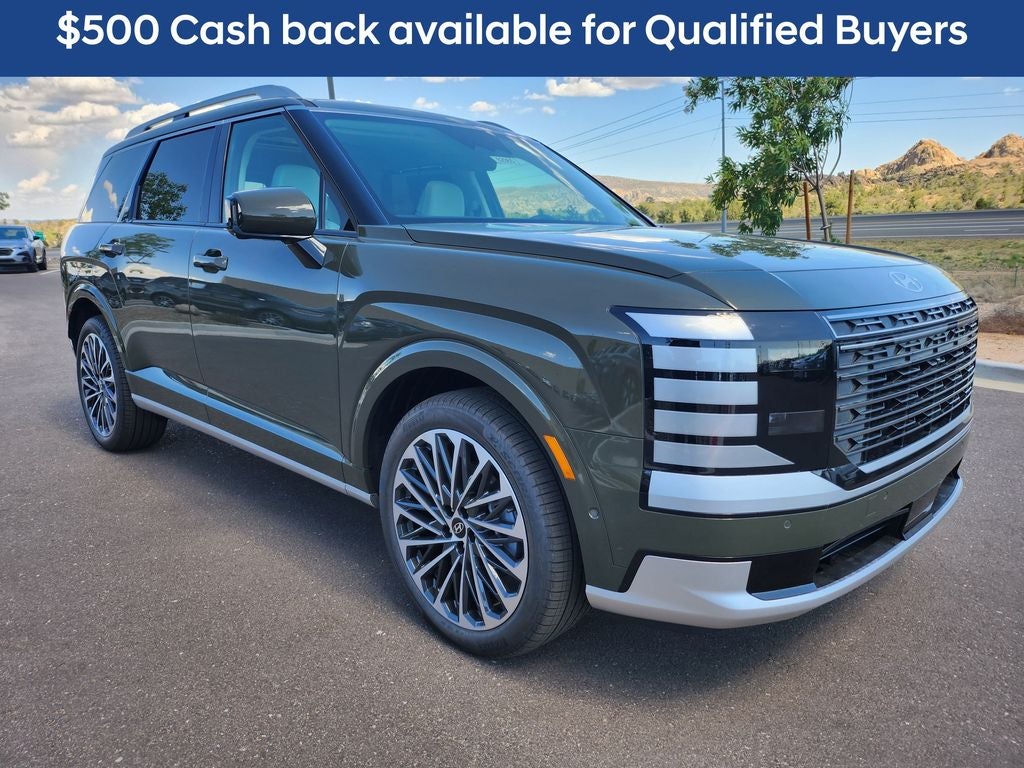 2026 Hyundai PALISADE HYBRID — rear three-quarter view