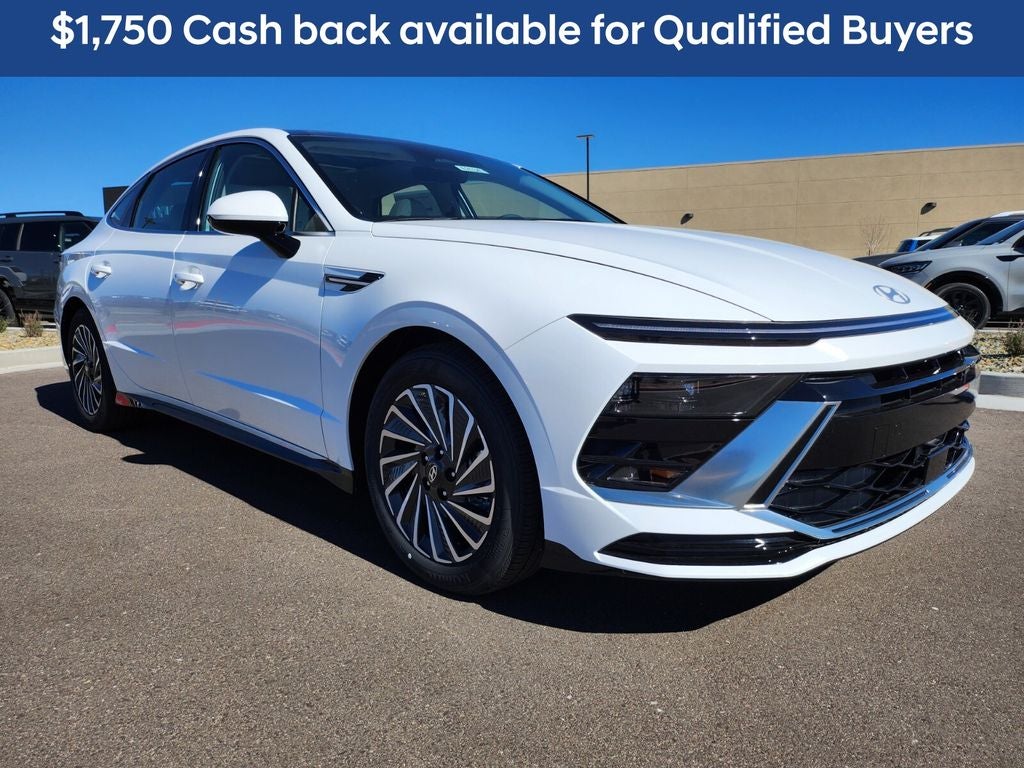 2026 Hyundai SONATA HYBRID — rear three-quarter view